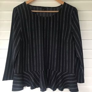 Ann Taylor Peplum Blouse